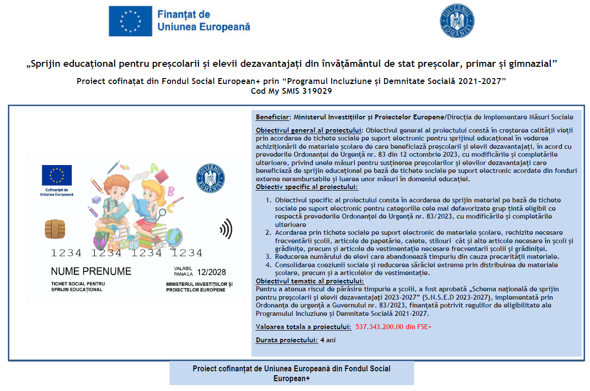 Afis proiect_Sprijin educational_tichete sociale_2023-2024
